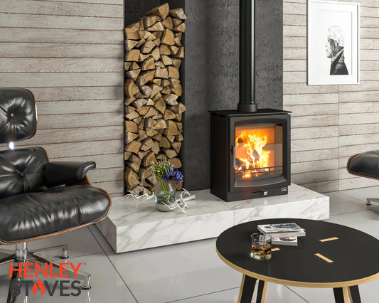 Henley Stoves, Burnbright 5kW Wood Burning (DEFRA)