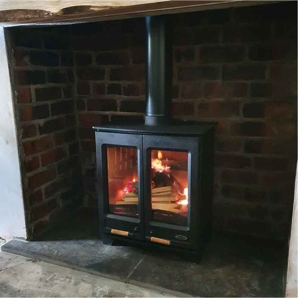 Hampton 5kW Twin Door Wood Stove | Eco & Stylish Heat