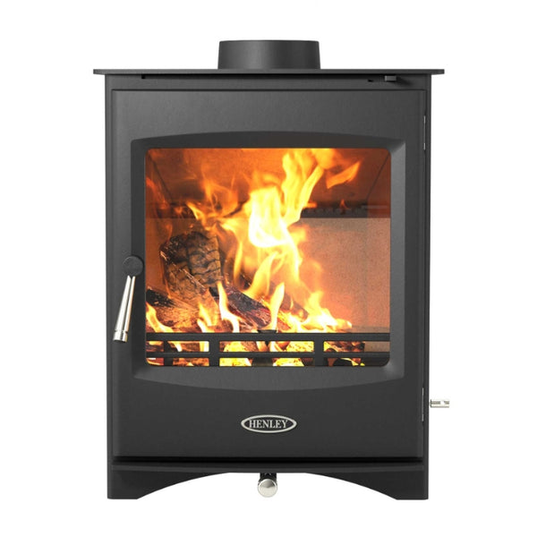 Cylinder 5kW Pedestal Wood Burning Stove | Cool Heat Solution