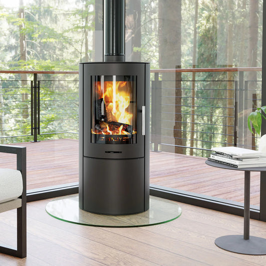 Henley Stoves, Geneva Cylinder 5kW Wood Burning Stove