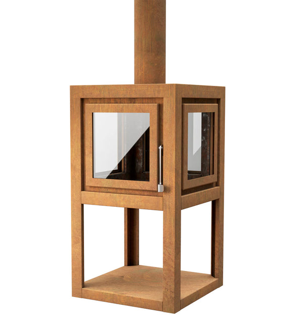 Henley Thor D12 | Outdoor Wood Stove with 360° Flame View