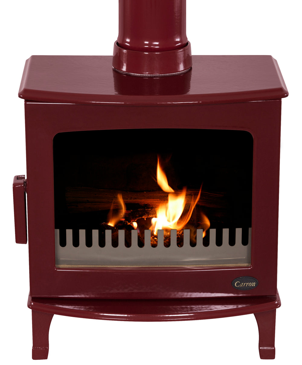 Carron ECO Stove 5kW - Red Enamel