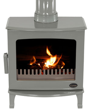Carron ECO Stove 5kW - Sage Green Enamel