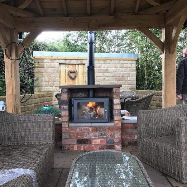 Vesta Stoves, Topio Mini Outdoor Wood Burner