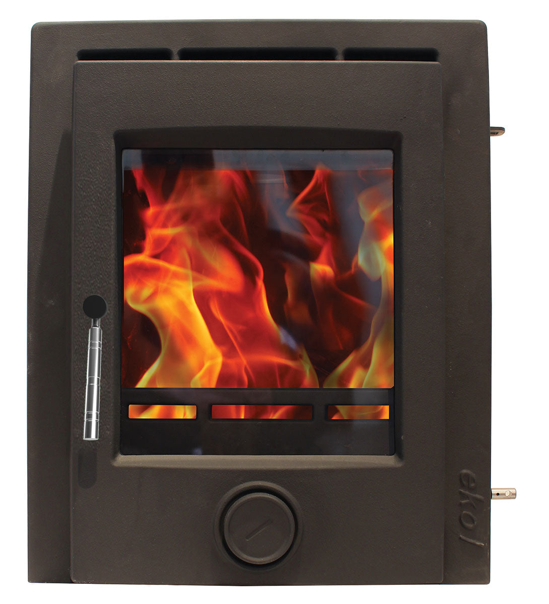 Ekol Inset Plus 5kW DEFRA Approved Wood Burning / Multifuel Ecodesign Inset Stove (with painted door option)