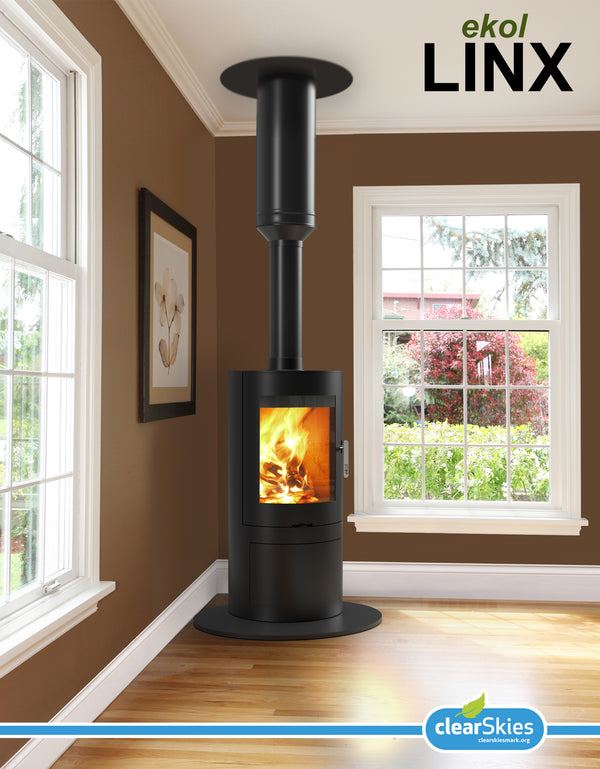 Ekol Linx Wood Burning Stove (with painted door option)