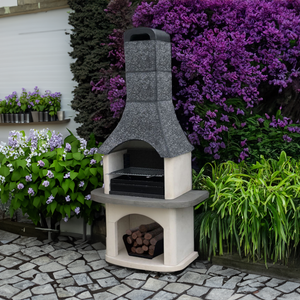 Woodford Sorrento Masonry Barbecue with Side Table