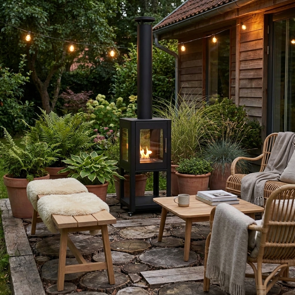 ScandiFlames, Natura - The tall garden lantern