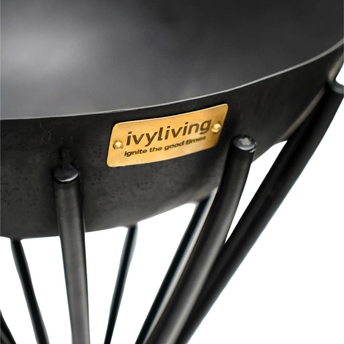 Ivyline,Outdoor Tall Metal Dakota Firebowl