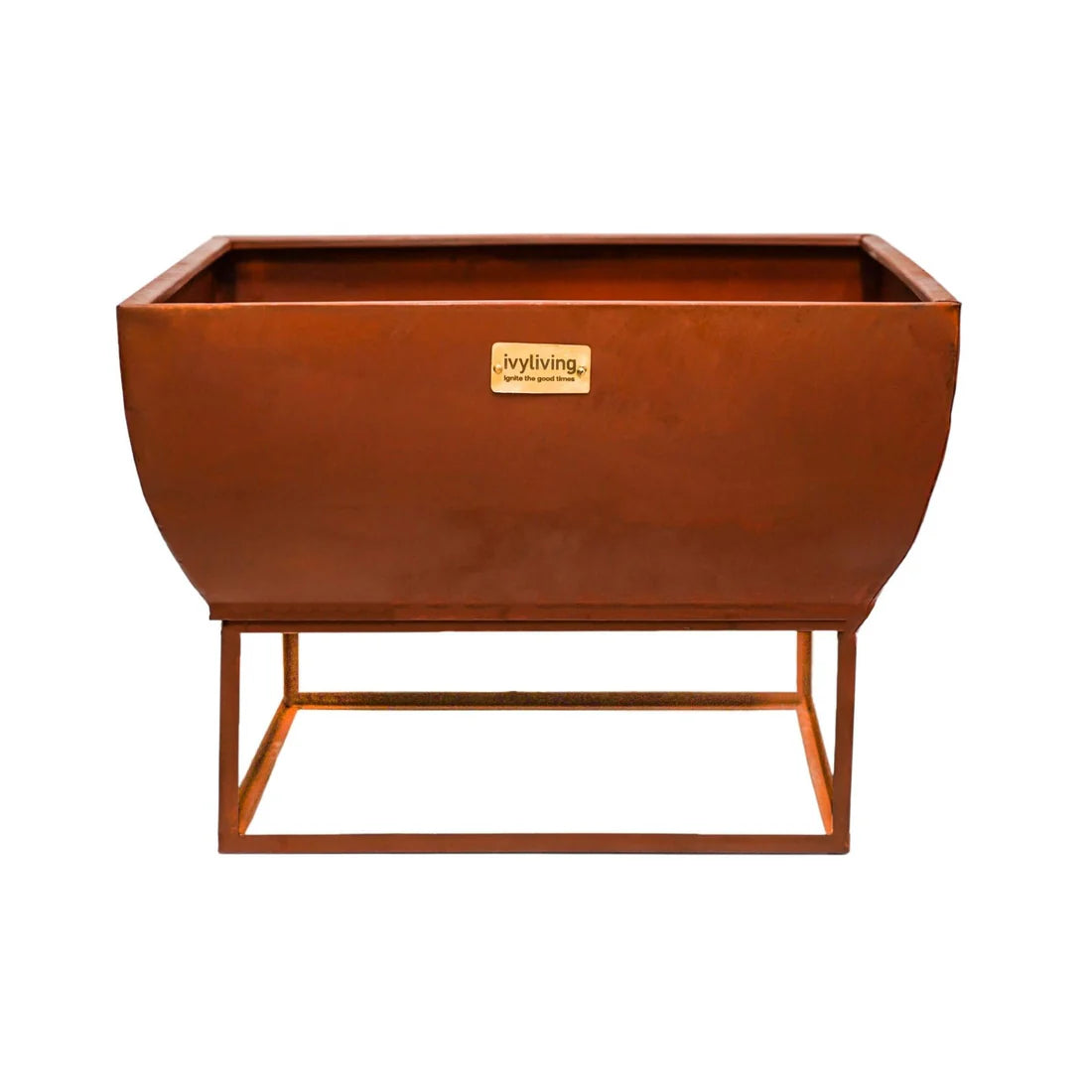 Ivyline, Outdoor Windermere Firebowl, Rust Iron