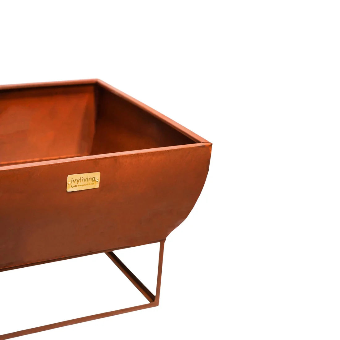 Ivyline, Outdoor Windermere Firebowl, Rust Iron