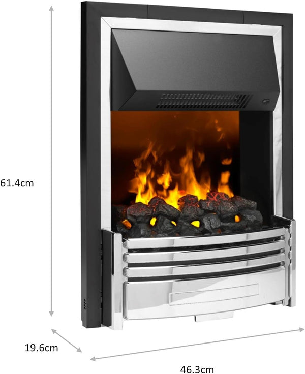 Dimplex Pomona Chrome Inset Fire