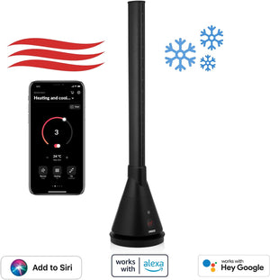 Princess 2-in-1 Smart Tower Fan Heater & Cooler
