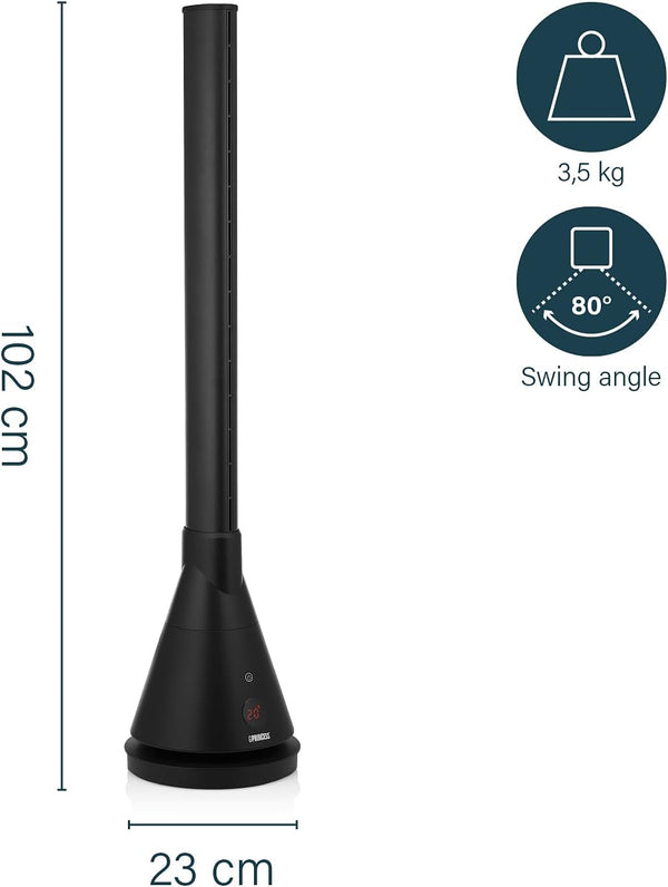 Princess 2-in-1 Smart Tower Fan Heater & Cooler