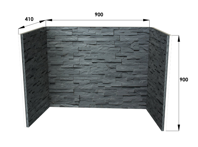 Woodford Riven Fireplace Chamber