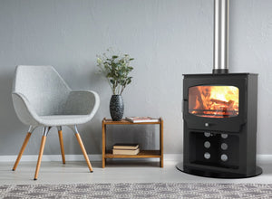 Saltfire ST-X Wide Eco Stove -  Multi-fuel | Cool Heat Solution