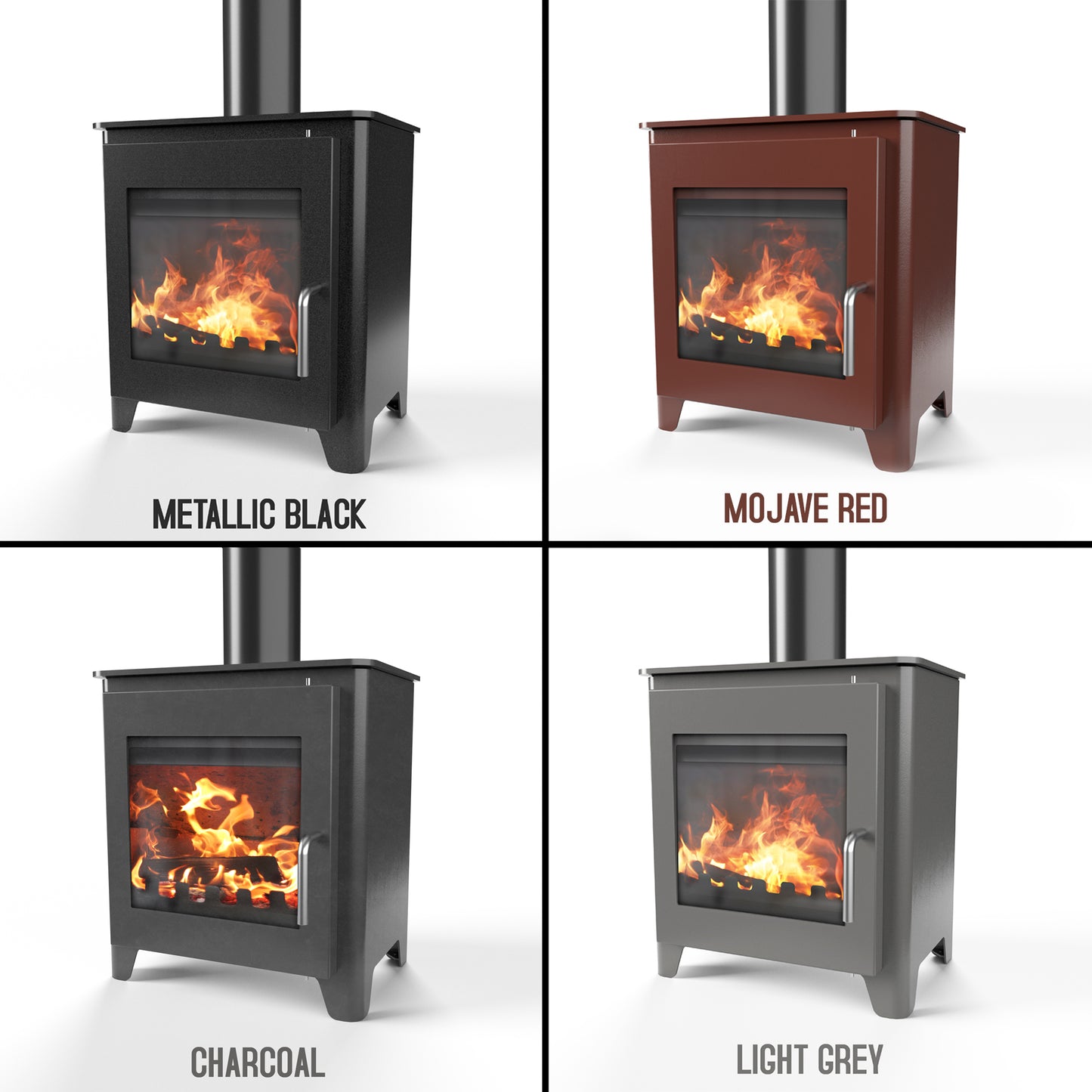 Saltfire ST1 Vision DEFRA Approved Wood Burning Ecodesign Stove