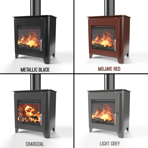 Saltfire ST1 Vision (with painted door option) DEFRA Approved Wood Burning Ecodesign Stove