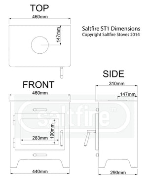 Saltfire ST1 Eco Wood-Burning Stove