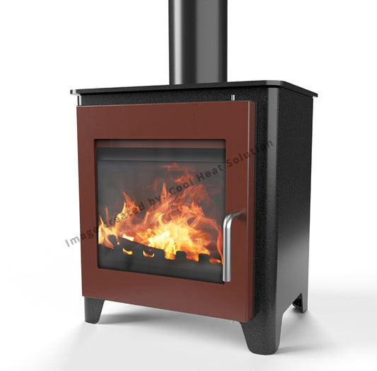 Saltfire ST1 Vision (with painted door option) DEFRA Approved Wood Burning Ecodesign Stove