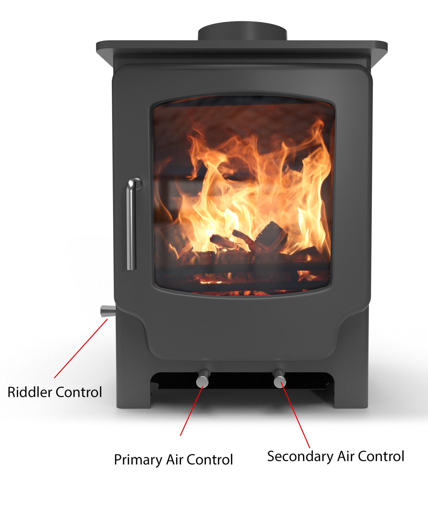 Saltfire Scout (with painted door option) Multi-Fuel Eco Design Stove