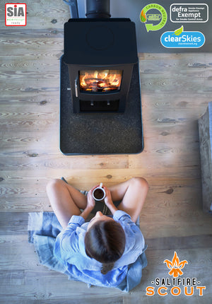 Saltfire Scout 4.3kW Stove | Compact EcoDesign Multi-Fuel