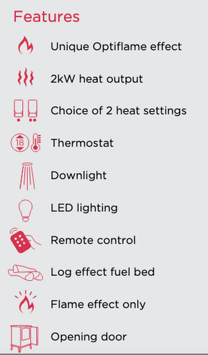 Dimplex Courcheval Electric Stove