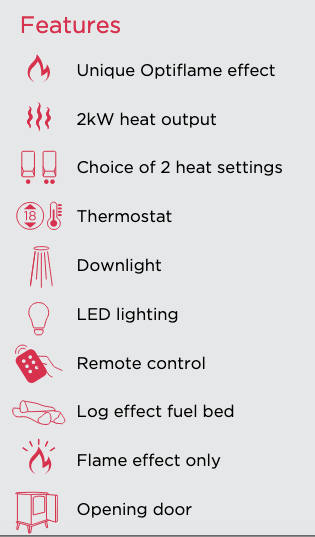 Dimplex Courcheval Electric Stove
