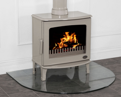 Glass Curved Curved Stove Hearth | Carron