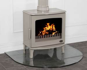 Glass Curved Curved Stove Hearth | Carron