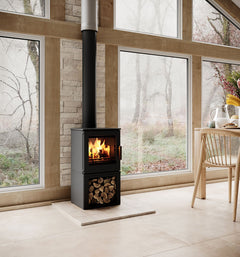 ACR Woodpecker WP4-LS, 4.3kW Wood Burning Stove