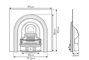The Coleby Arched Insert | Carron
