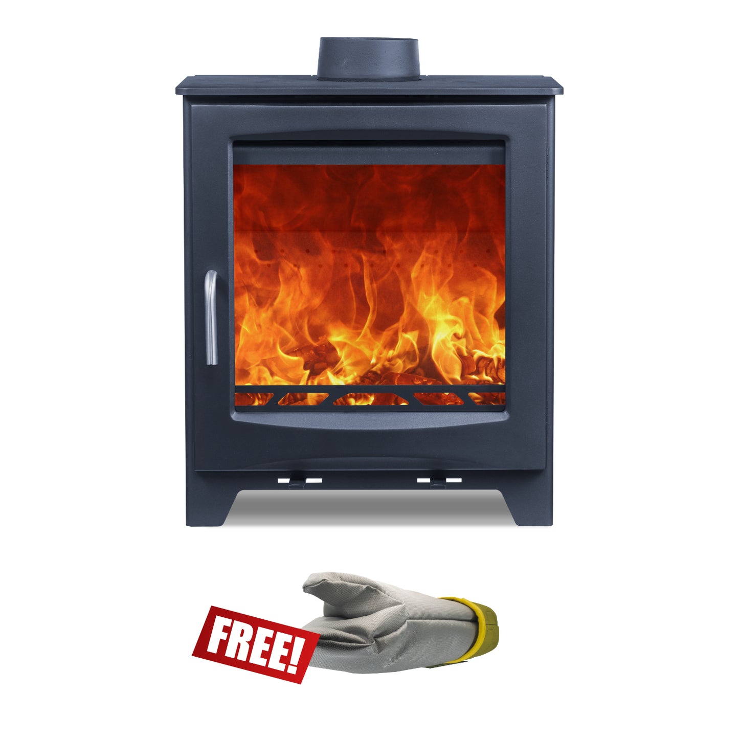 Woodford Didsbury 5 Wide Wood Burning Stove / Multifuel Ecodesign Stove