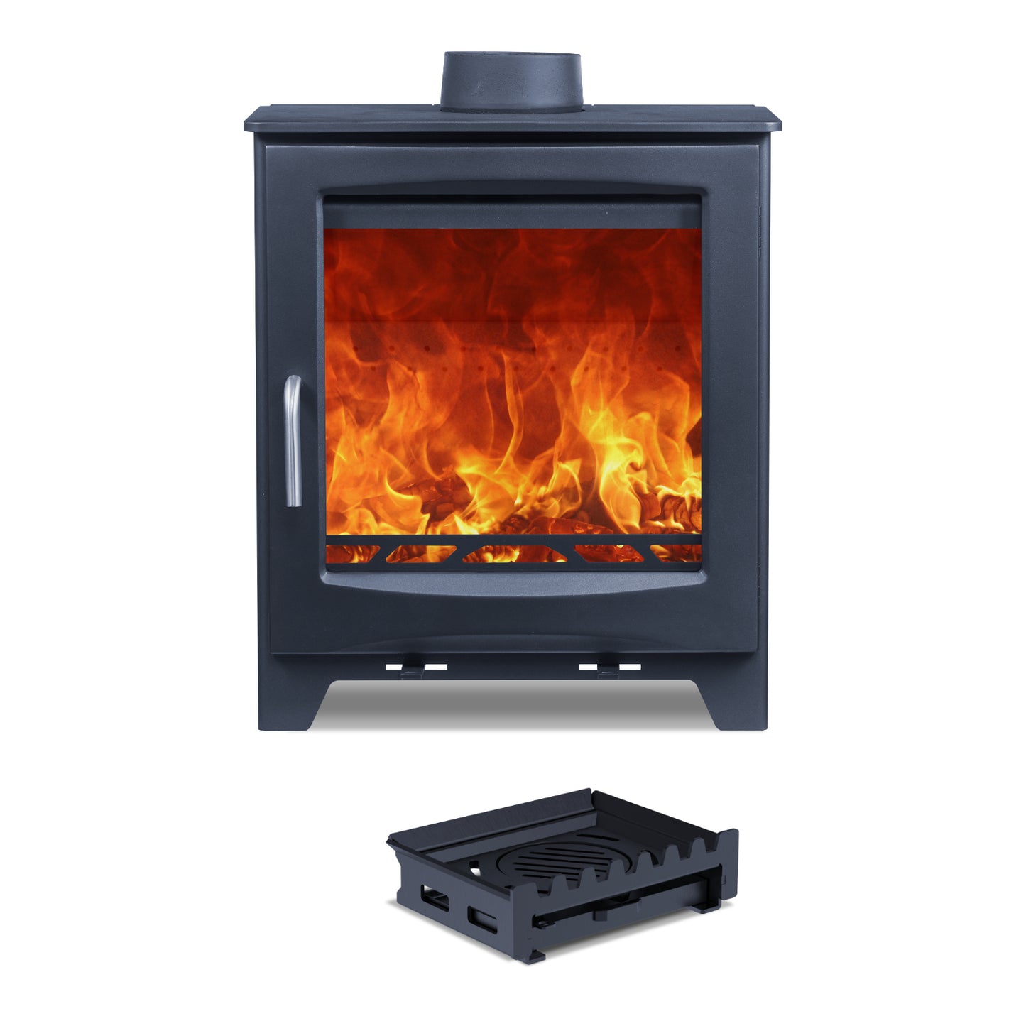 Woodford Didsbury 5 Wide Wood Burning Stove / Multifuel Ecodesign Stove