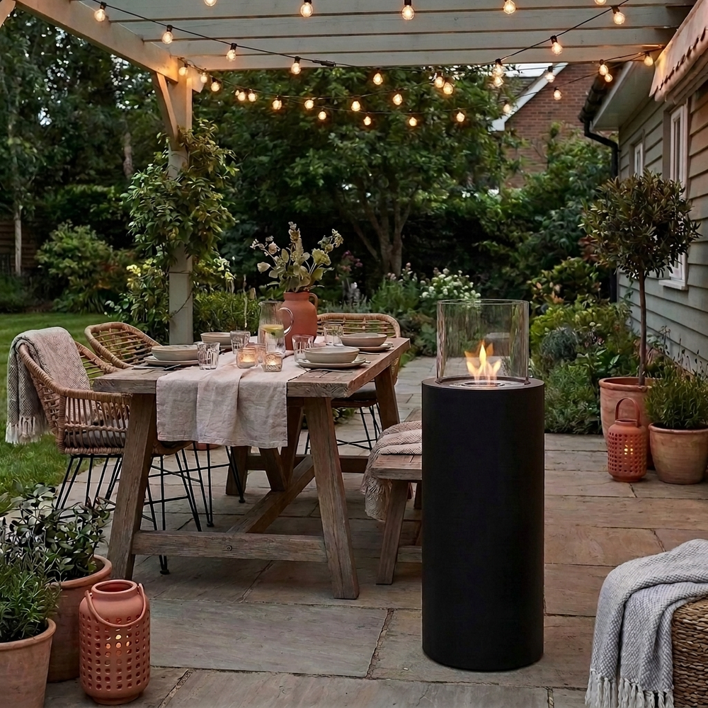 ScandiFlames, Dualis, 2-in-1 Bioethanol Outdoor Fireplace