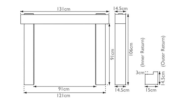 New York Wooden Fireplace Surround | Carron