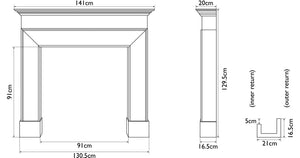Nostell Wooden Fireplace Surround | Carron