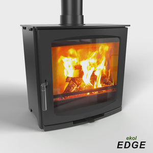 Ekol Edge 5kW Wood Burning Ecodesign Stove (with painted door option)