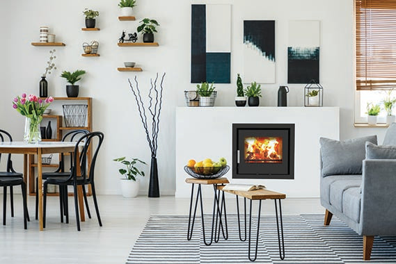 Saltfire CS7 Inset Stove | 7kW Multi-Fuel Cassette Heater