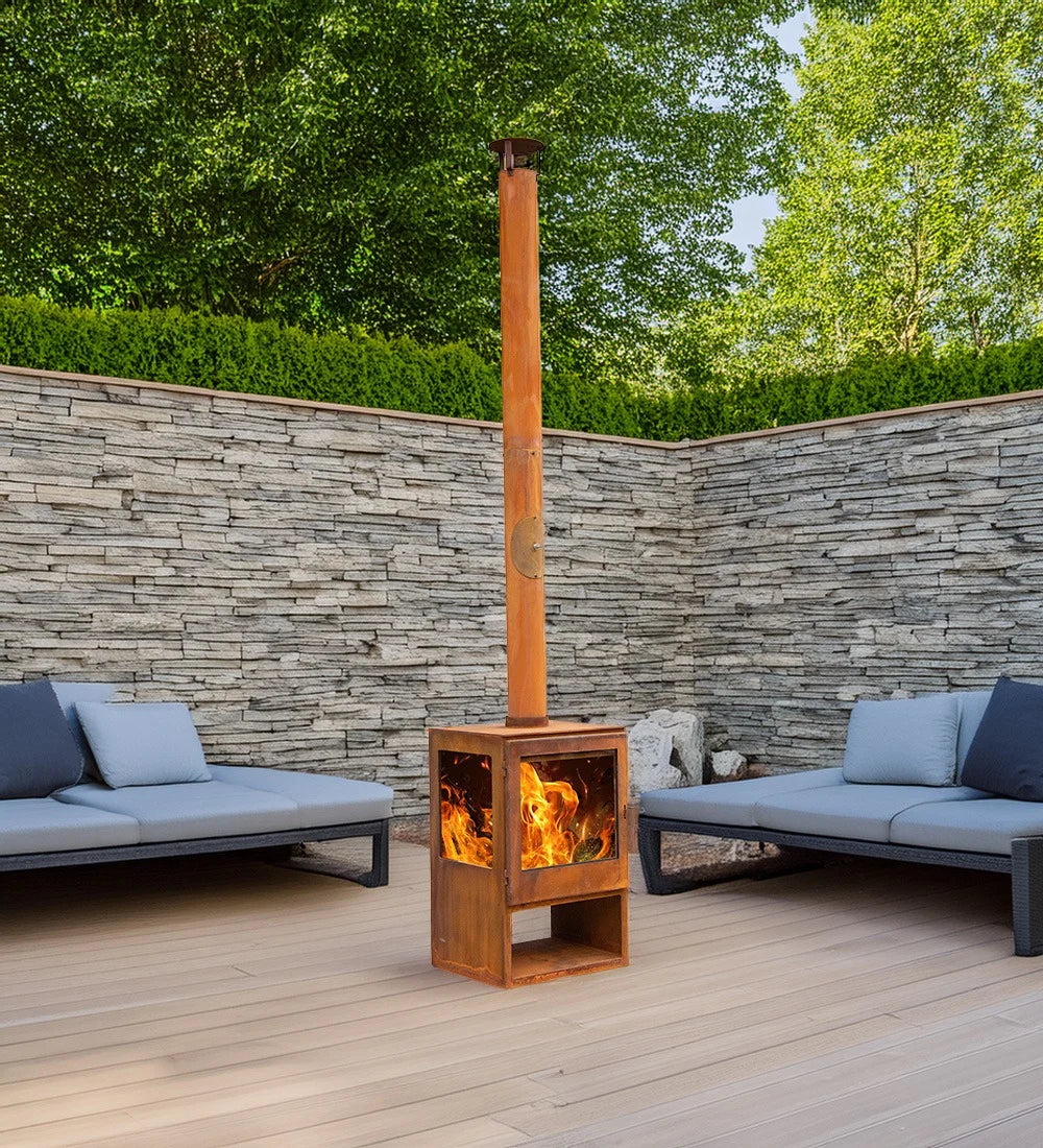 Woodford Garden Stove – Rust