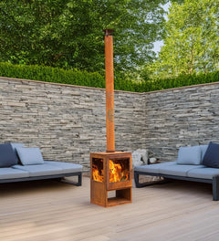 Woodford Garden Stove – Rust