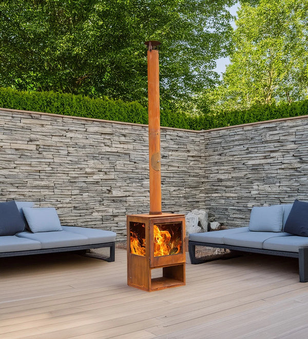 Woodford Garden Stove – Rust