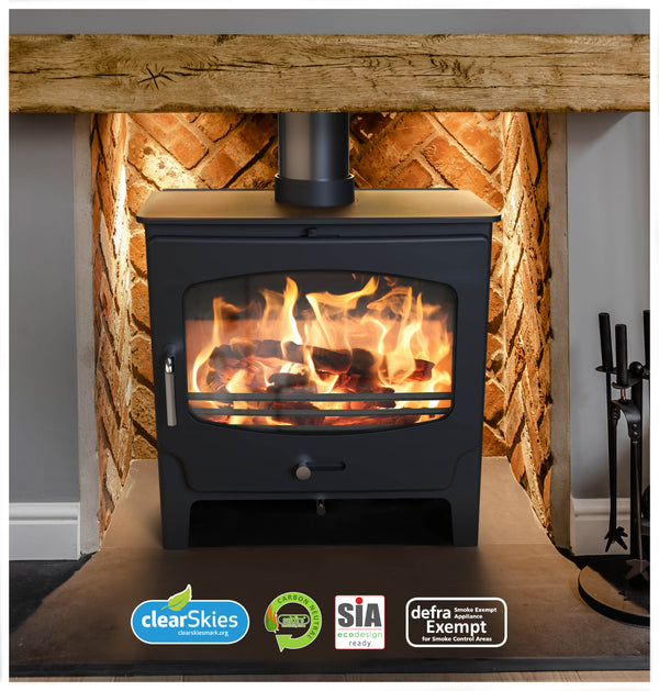 Saltfire ST-X Wide Eco Stove -  Multi-fuel | Cool Heat Solution