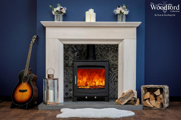 Woodford Turing 5XL Wood Burning / Multifuel Ecodesign Stove
